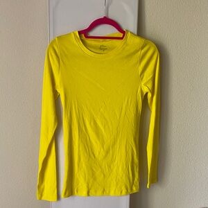 J. Crew Sunny Yellow Perfect Fit Top